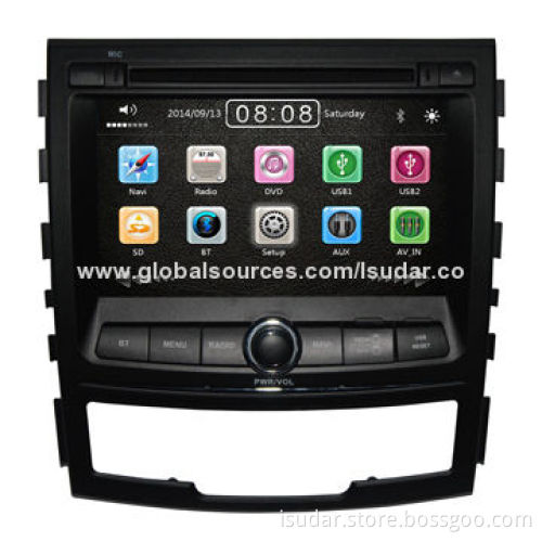 7" Car DVD Player for SsangYong Korando, with 3G, 1080p Video Play, Supports iPhone 5S/CPU 800M